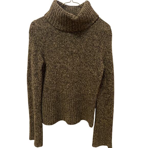 Express Women's Vintage Wool Blend Green Sweater Size Small Boho Classic Y2K - Picture 1 of 5